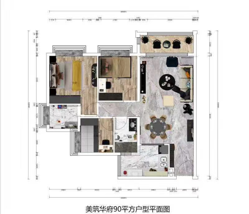 坪地村委统建楼【美筑华府】4栋花园优惠近3千一平(图4)