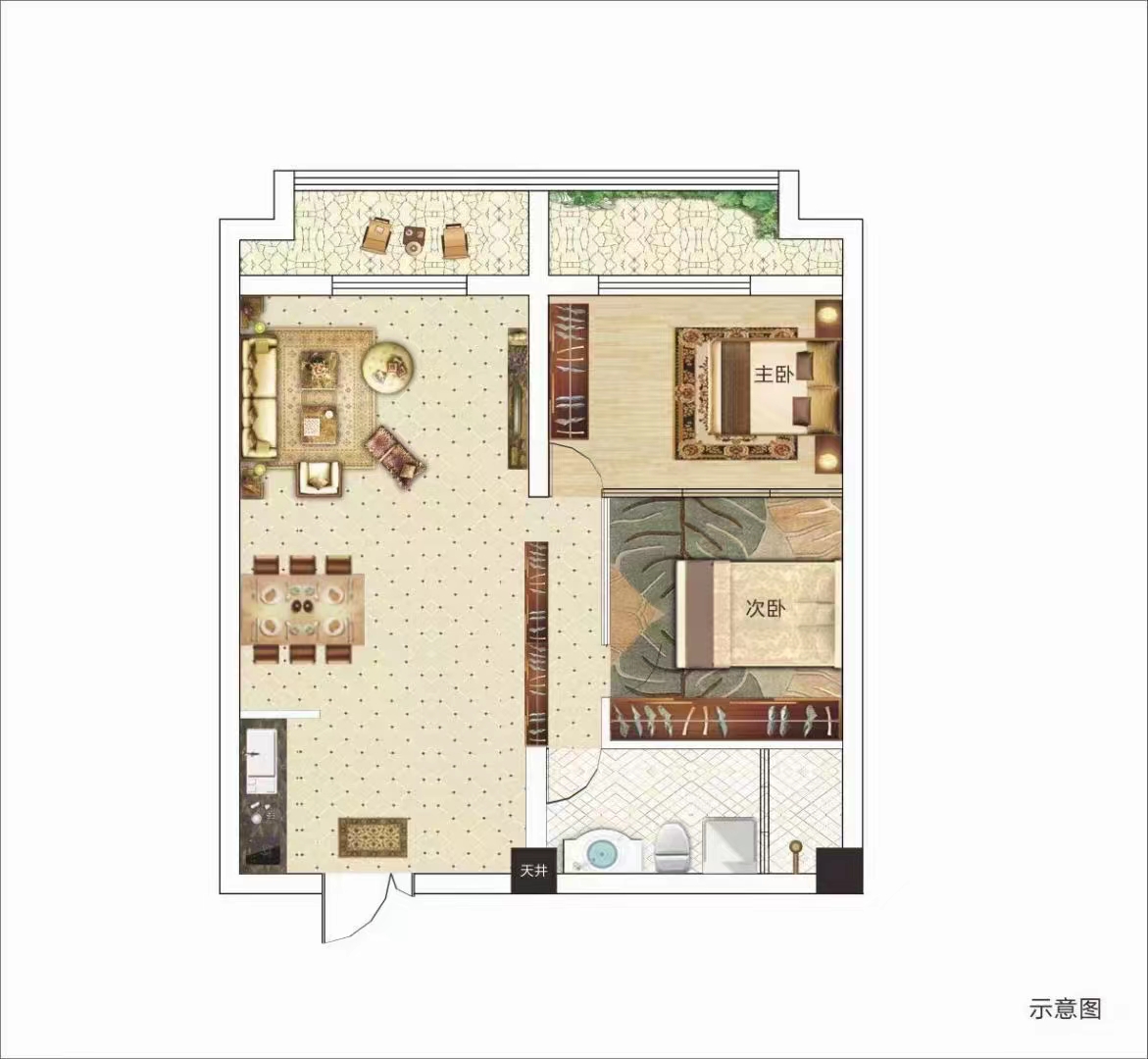 布吉24栋花园【中海信帝豪国际】地铁凉帽山站3000米(图9)