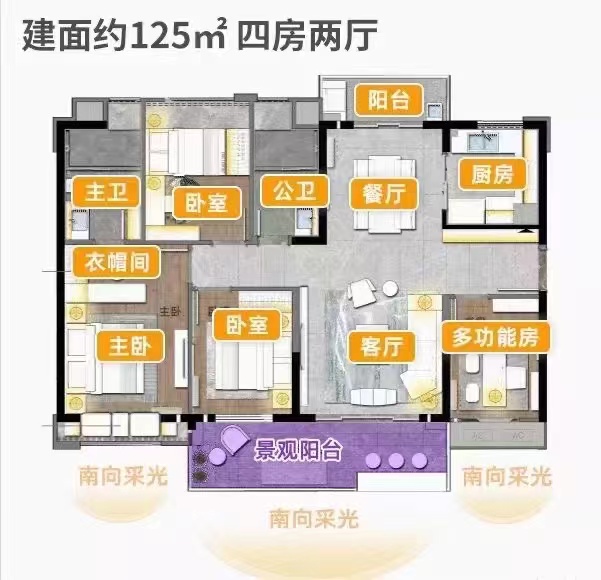 深中通道出口12栋花园【融越华城】火炬区首付32万起(图6)