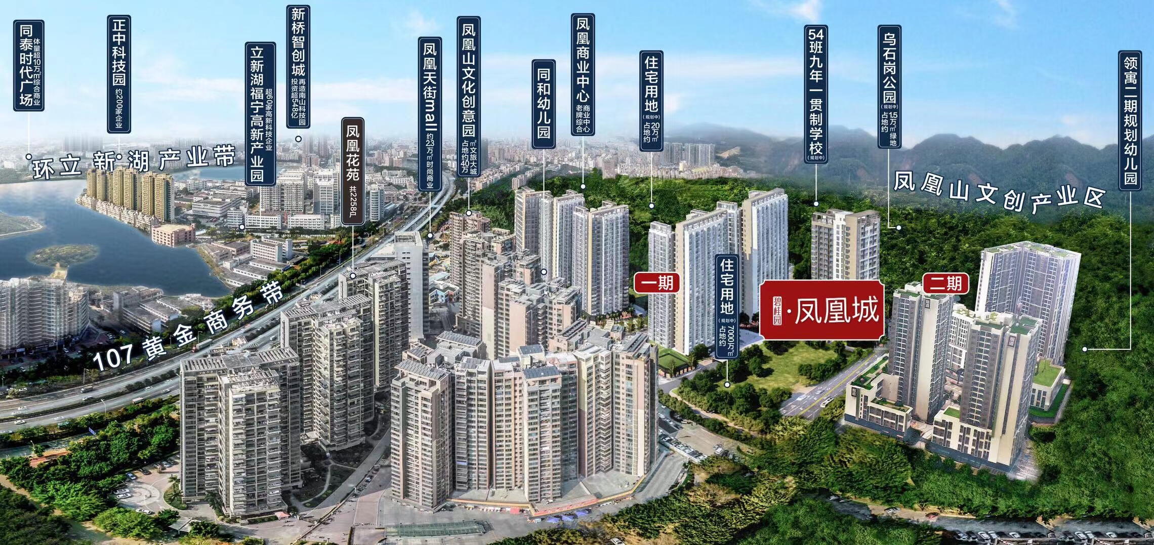福永凤凰山【碧桂园凤凰城】红本房130万起(图3)